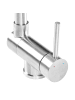 Beliani Küchenarmatur JUNTUMA in Silber - (W) 23 x (H) 33 x (L) 5 cm