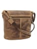 Greenburry Vintage Umhängetasche Leder 20 cm in brown