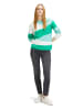 Betty Barclay Feinstrickpullover mit Color Blocking in Patch Green/Petrol