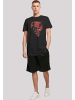 F4NT4STIC Long Cut T-Shirt Nightmare On Elm Street Freddy's Dead in schwarz