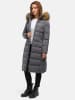 Tazzio Wintermantel "F806" - mit Kapuze - in Anthrazit
