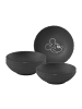 Villeroy & Boch 6er Set Dessertschalen Manufacture Rock - Mickey Mouse in ø 13,2 cm in schwarz