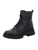 Tom Tailor Schnürboots in Schwarz