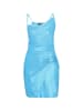 faina Women Dress in light blue metallic