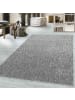 KADIMA DESIGN Teppich Kurzflor Unifarben Polypropylen saugroboter Wohnzimmer in Hellgrau