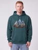 wat? Apparel Sweatshirt Geometric Landscape in Petrol