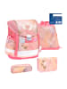 Belmil 4tlg-Set: Schulranzen Marble in Rose – (H)36 x (B) 32 x (T) 19 cm