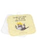 Mr. & Mrs. Panda Topflappen Rabe Sombrero mit Spruch in Gelb Pastell