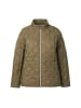 Ulla Popken Steppjacke in dunkles oliv