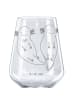 Mr. & Mrs. Panda Glas Rotwein Axolotl Freundin ohne Spruch in Transparent