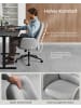 SONGMICS HOME Bürostuhl Laela in taubengrau - (B)70 x (H)(101-109) x (T)70 cm