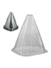 relaxdays 20 x Pflanzenhut in Grau - (B)19 x (H)22 x (T)19 cm