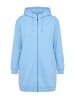 Ulla Popken Sweatjacke in blassblau
