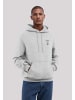 F4NT4STIC Hoodie Halloween Boo Crew Ghost Bestickt in grau meliert