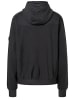 super.natural Merino Hoodie in schwarz