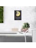 Mr. & Mrs. Panda Bild Pinguin Mond mit Spruch in Kreidetafel