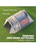 Outsunny Tunnelzelt in Marineblau & Cremeweiß 385L x 240B x 140H cm