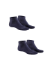 Hudson Sneakersocken Only 2-Pack hautfreundlich in silber