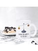 Mr. & Mrs. Panda Teetasse Sternzeichen Waage mit Spruch in Transparent