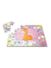 Mr. & Mrs. Panda Puzzle Einhorn Wunsch ohne Spruch in Rot Pastell
