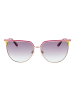 Guess Frauen Sonnenbrillen Schmetterling Rose Gold
