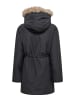 JDY Langer Parka in Black