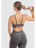 SMILODOX Sport BH Maria Solid Scrunch in Anthrazit