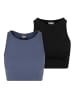 Urban Classics Tanks & Cami in vintageblue+black