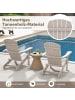 COSTWAY Adirondack Stuhl klappbar 2er Set in Grau