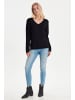 PULZ Jeans Strickpullover PZSARA - 50204127 in schwarz