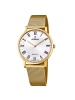 Festina Unisexarmbanduhr Edelstahl goldfarben 40mm