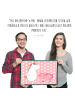 Mr. & Mrs. Panda Abstreifer Einhorn Schwein ohne Spruch in Rot Pastell
