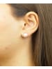Diamant L'éternel Ohrringe aus 375 Gelbgold mit Perle