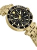 Versace GRECA CHRONO 45 mm- VE3L IP2N CASE - BLACK ALUMINUN TOP RING in gold