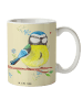 Mr. & Mrs. Panda Becher Vogel Blaumeise ohne Spruch in Blumig