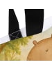 Mr. & Mrs. Panda Shopping Bag Bär Kaffee Design ohne Spruch in Weiß