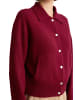Marc O'Polo DENIM Cardigan im Blouson-Stil regular in Deep Burgundy