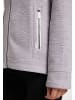 ICEBOUND Damen Strickfleecejacke in Helllavendel Melange