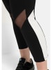 sheego Funktionsleggings in schwarz-grau