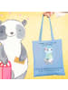 Mr. & Mrs. Panda Jutebeutel Operationsassistentin Leidenschaft m... in Sky Blue