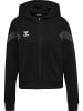 Hummel Reißverschluss Kapuzenpullover Raglanärmel Hmltravel Damen in BLACK