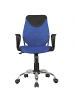 FineBuy Bürostuhl in Blau / Stoff / 60x60x101