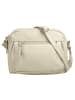 Samantha Look Umhängetasche echt Leder in creme