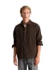 Marc O'Polo DENIM Overshirt relaxed in Chocolate Brown