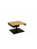 58 aufm Kessel COUCHTISCH höhenverstellbar Codi 70x47x70 Furnier Schwarz/Wildeiche
