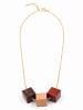 collezione alessandro Kurze Kette " Shari " in braun