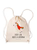 Mr. & Mrs. Panda Sportbeutel Einhorn Super mit Spruch in Creme