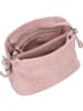 FREDs BRUDER Weave Harmony Schultertasche Leder 27 cm in blush