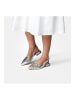Paul Green Ballerinas in Metallic Silver