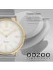 Oozoo Analog-Armbanduhr Oozoo Vintage Series silber groß (ca. 40mm)